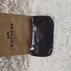 Coach 6925 Bags Vintage  Mahogany Leather Bag Cosmetic Pouch Chubby Case